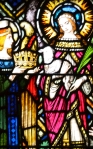 Detail, Window 24, Coronation of Mary as Queen of Heaven, by Mayer of Munich, St. Joseph's Villa Chapel, Richmond, VA. A.D. 1931